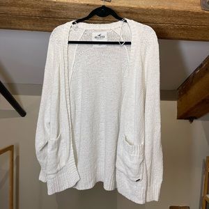 White/Cream Hollister Cardigan